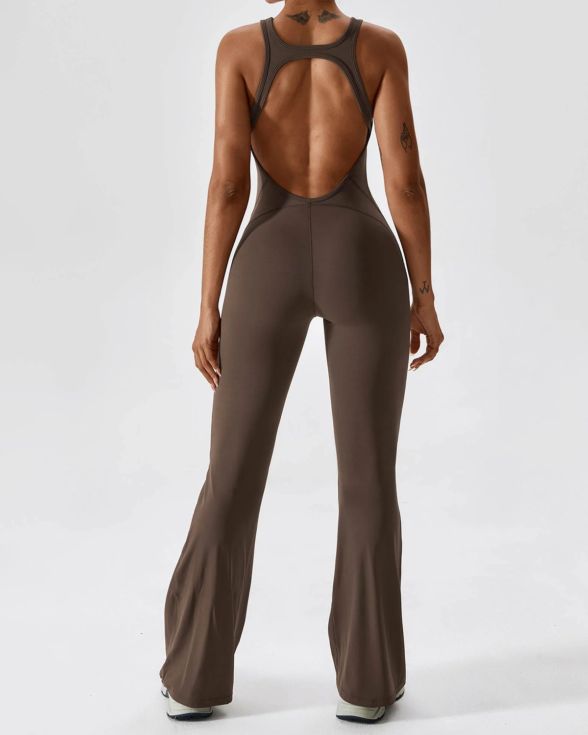 Open Back Flare Bodysuit