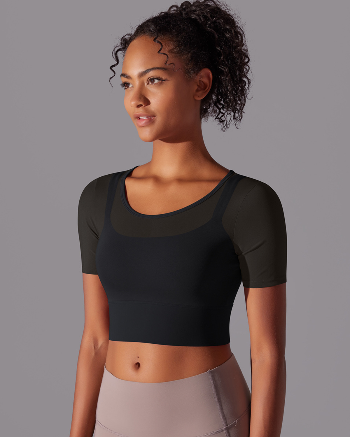 Mesh Padded T-Shirt