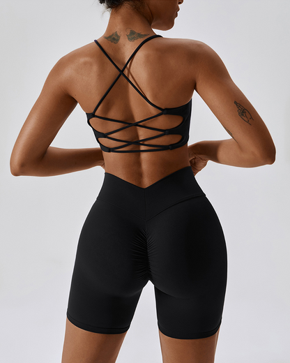 Back Lace Sports Bra