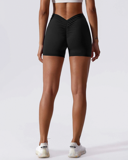 V Back Low-Rise Shorts