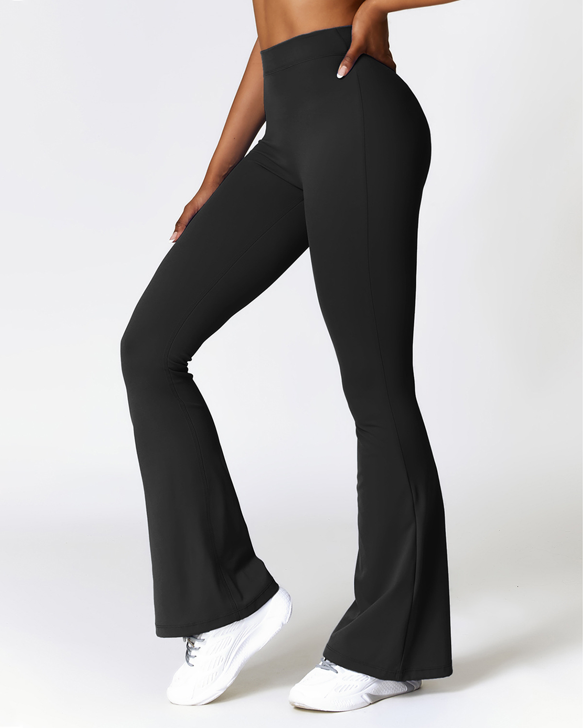 V Back Flare Leggings