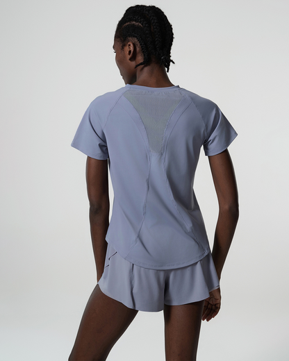 Mesh Back Loose T-Shirt