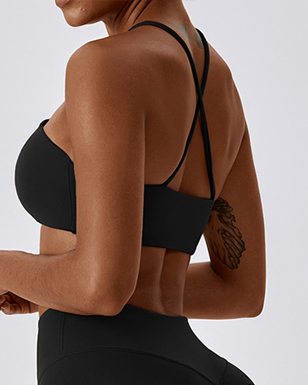 Front Cutout Sports Bra