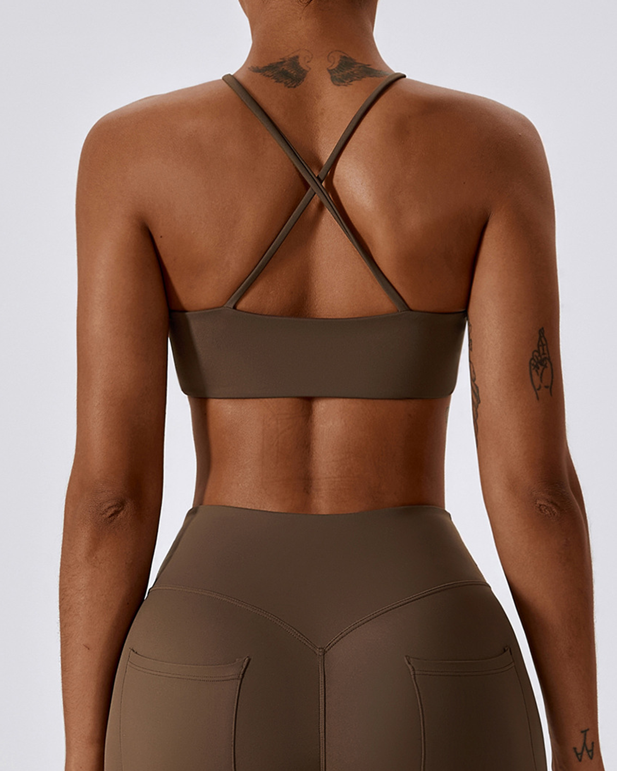 Front Cutout Sports Bra