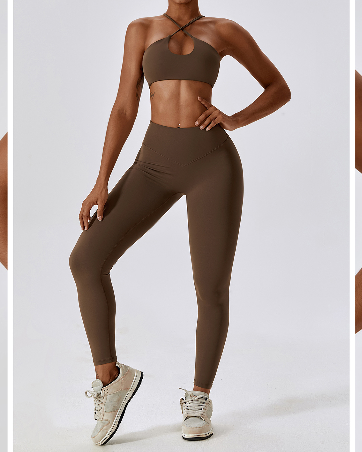 Front Cutout Sports Bra