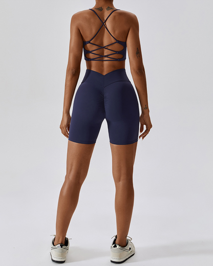 Back Lace Sports Bra