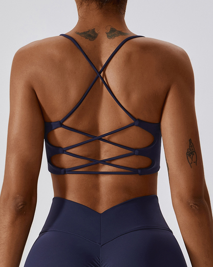 Back Lace Sports Bra