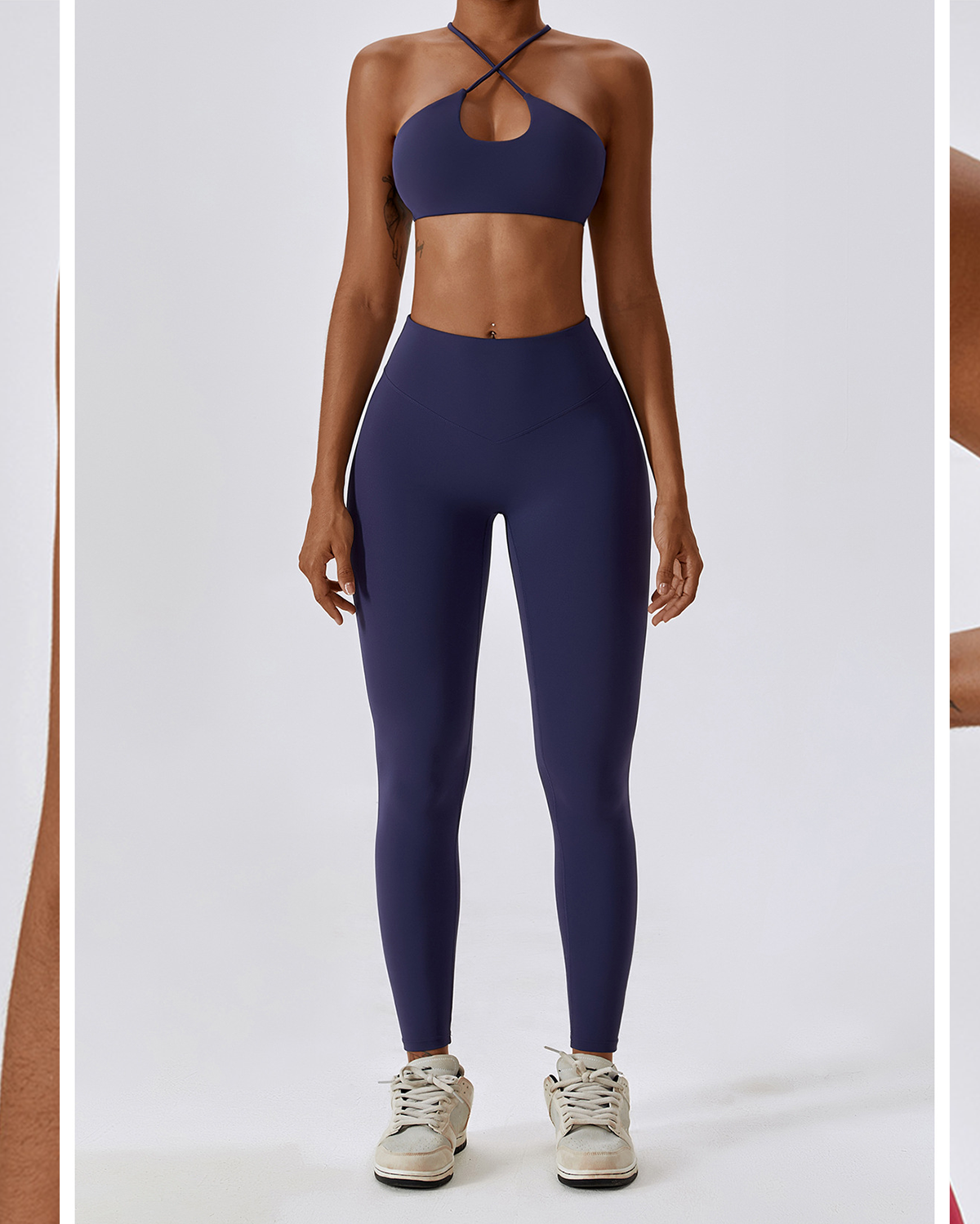 Front Cutout Sports Bra