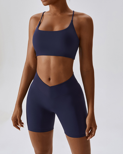 Back Lace Sports Bra