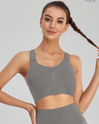 Zip Flex Sports Bra