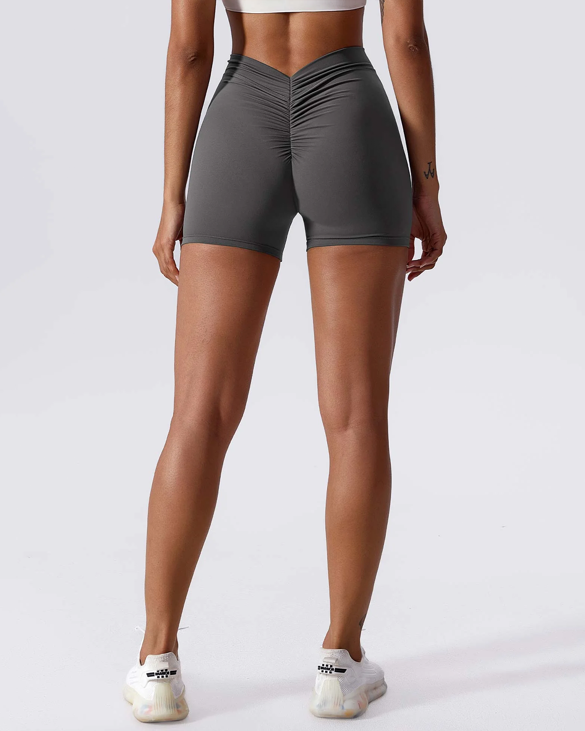 V Back Low-Rise Shorts