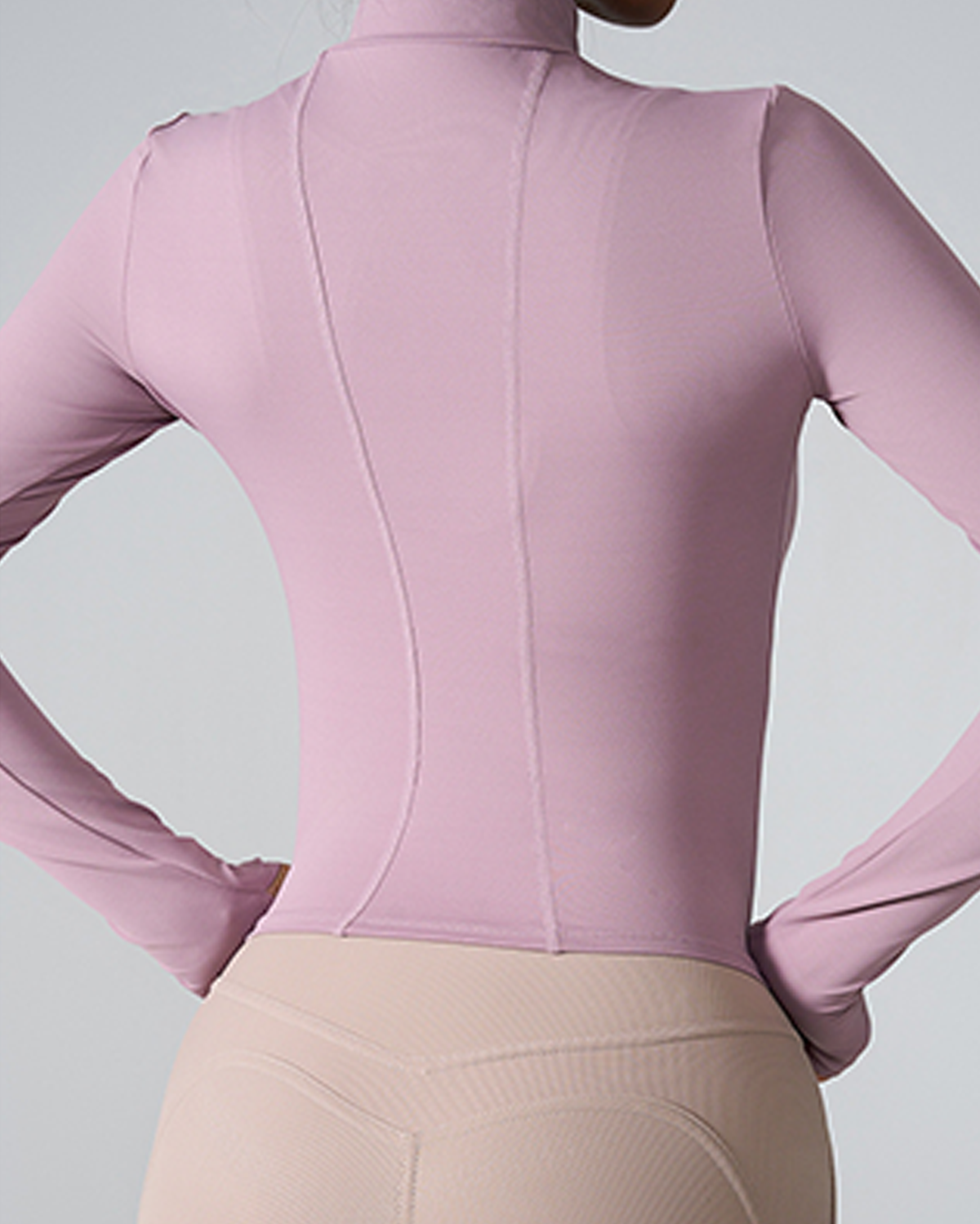 Half Zip Long-Sleeve Top