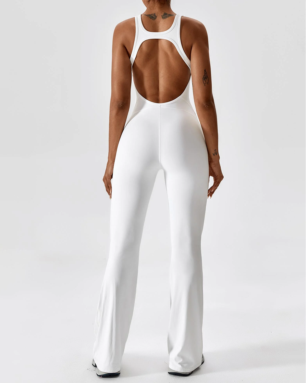 Open Back Flare Bodysuit