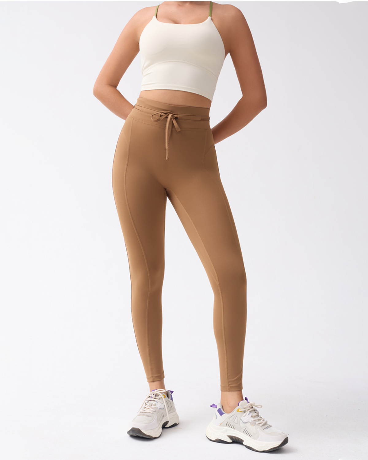 Waist Tie Pocket Leggings