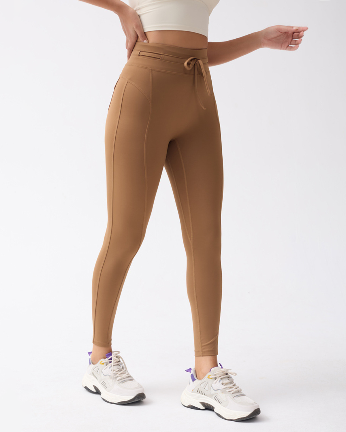 Waist Tie Pocket Leggings