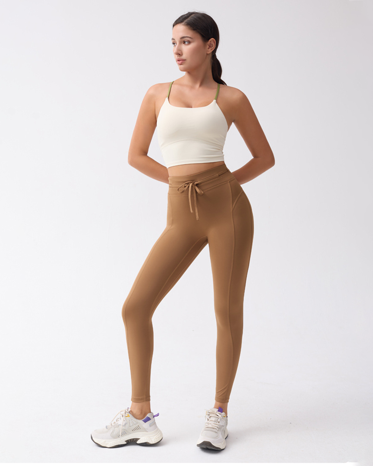 Waist Tie Pocket Leggings