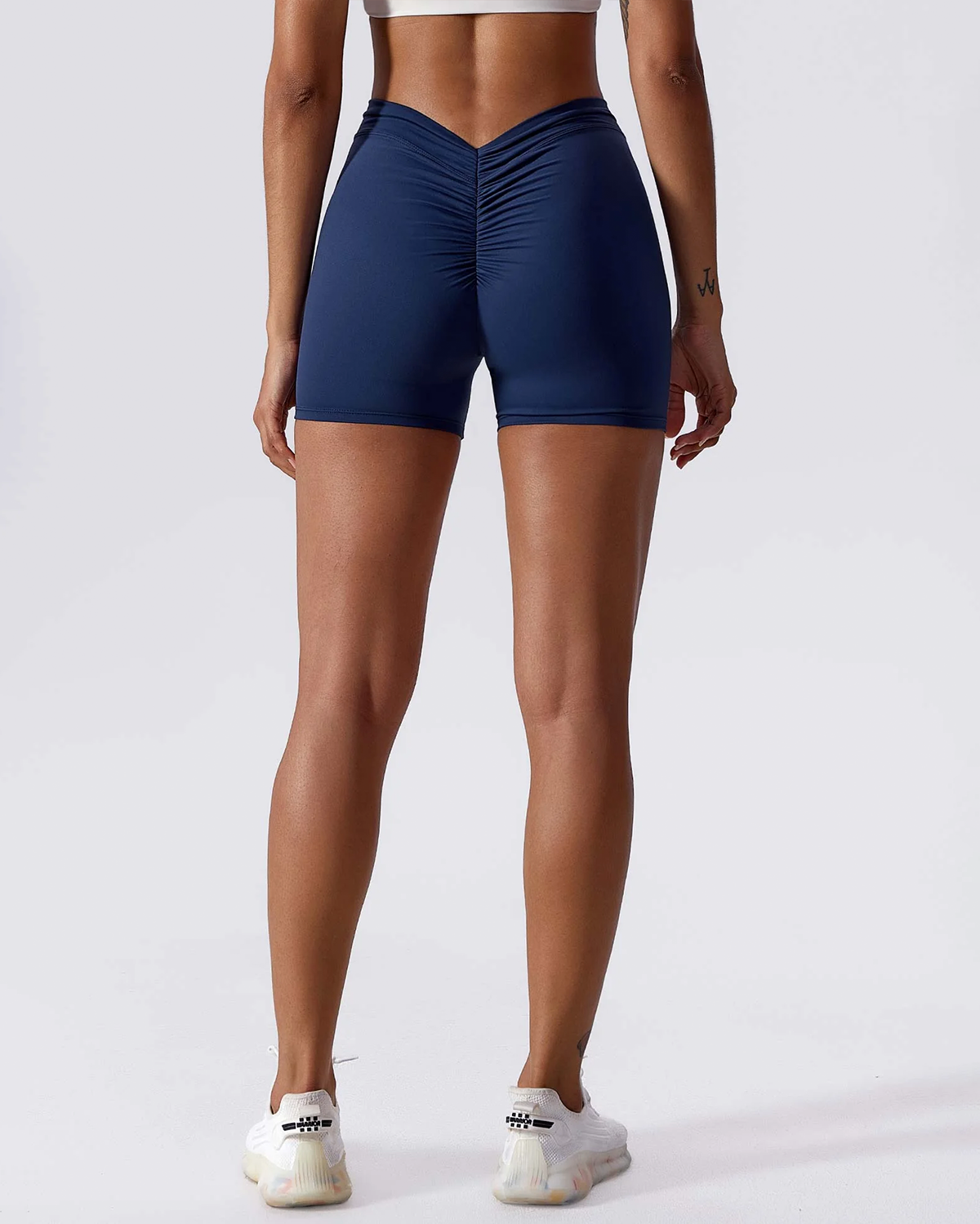 V Back Low-Rise Shorts